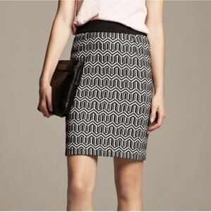 Banana Republic Geometric Skirt - Tall 10